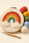 Rainbow Punch Needle Kit